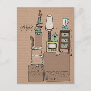 customisable moving postcard
