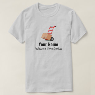 Customisable moving services cart T-Shirt