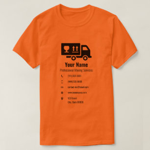 Customisable moving services truck orange T-Shirt