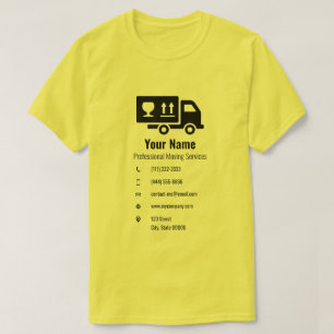 Customisable moving services truck yellow T-Shirt