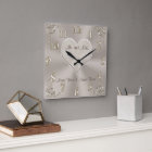 Customisable Mr. and Mrs. Gifts Champagne Clock