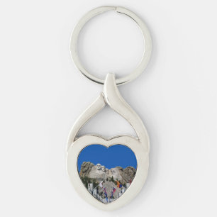 Customisable Mt Rushmore Souvenir Key Ring