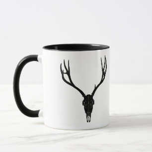 Customisable Mule Deer Skull Mug