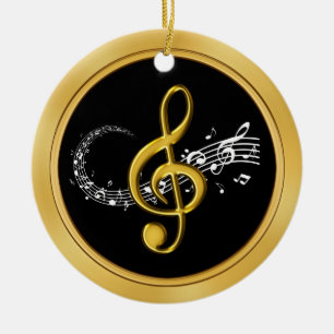Customisable Music Note Ornaments BULK or Buy ONE