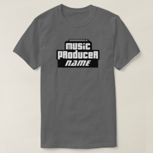 Customisable Music Producer T-Shirt