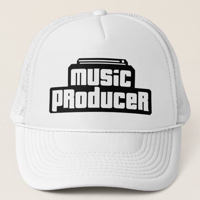 Customisable Music Producer Trucker Hat (Front)