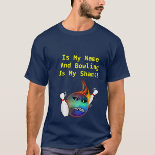Customisable My Bowling Shame T-Shirt