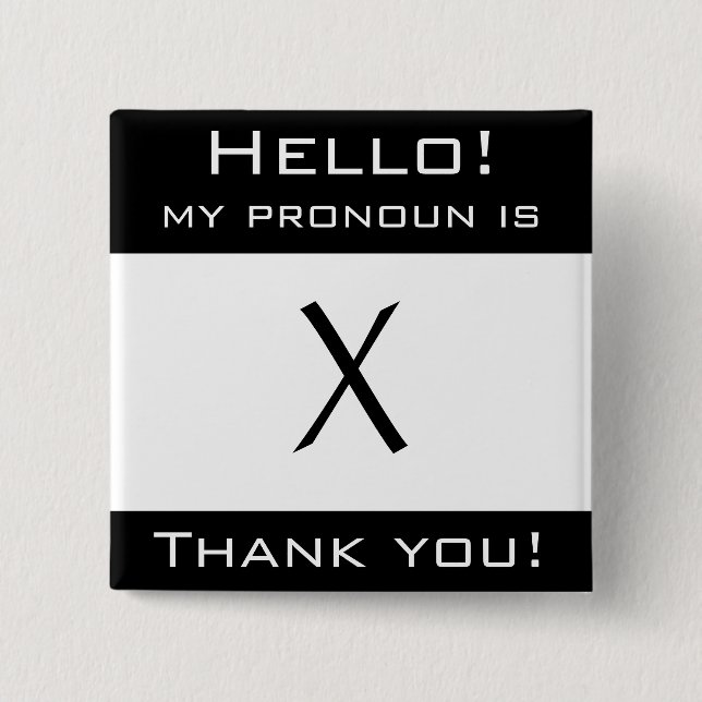 Customisable "My pronoun" button (Front)