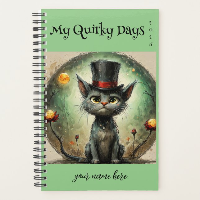 Customisable - "My Quirky Days" Planner (Front)