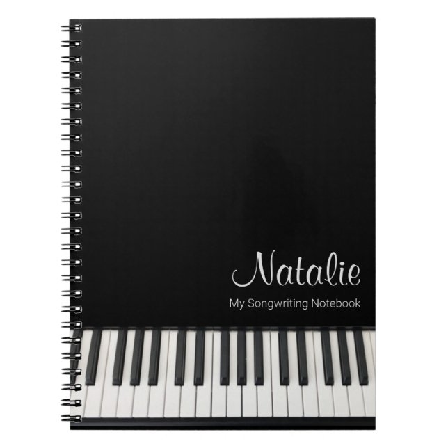 Customisable My Songwriting Notebook (Front)