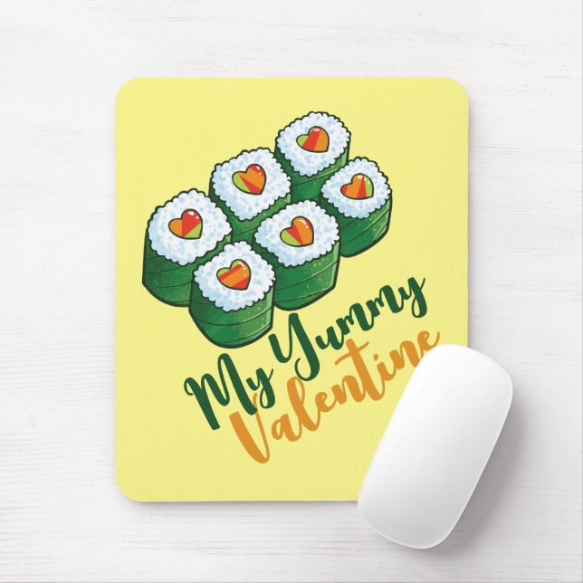 Customisable "My Yummy Valentine" Mouse Mat (With Mouse)