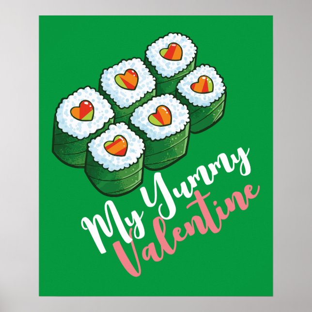 Customisable "My Yummy Valentine" Poster (Front)