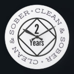 Customisable NA Recovery Choose Any Clean Time Large Clock<br><div class="desc">Customisable NA Recovery Choose Any Clean Time Large Clock 

<script async="" src="https://www.googletagmanager.com/gtag/js?id=UA-145854425-1"></script>
<script>
  window.dataLayer = window.dataLayer || [];
  function gtag(){dataLayer.push(arguments);}
  gtag('js',  new Date());

  gtag('config',  'UA-145854425-1');
</script></div>