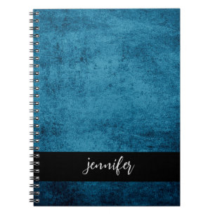 Customisable name Abstract grunge texture Notebook