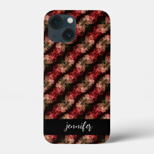 Customisable name Abstract smoke pattern iPhone 13 Mini Case