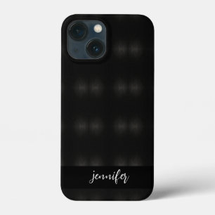 Customisable name Abstract steel pattern iPhone 13 Mini Case