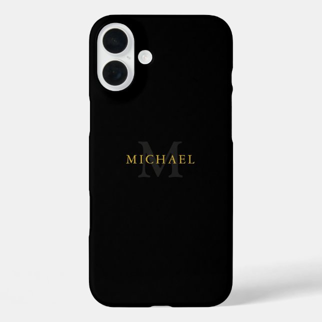 Customisable Name and Initial Case-Mate iPhone Case (Back)