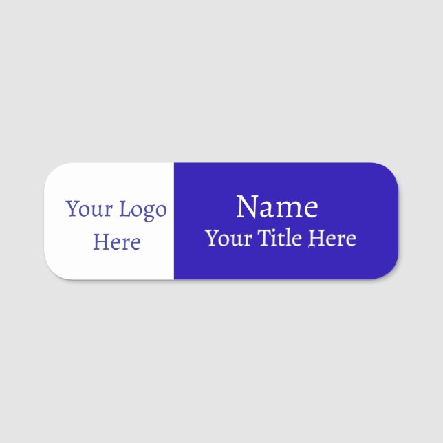 Customisable Name Badge (Front)