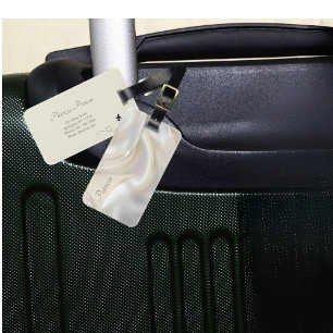 Customisable Name Elegant Mother of Pearl Texture  Luggage Tag