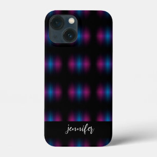 Customisable name Glowing steel pattern iPhone 13 Mini Case