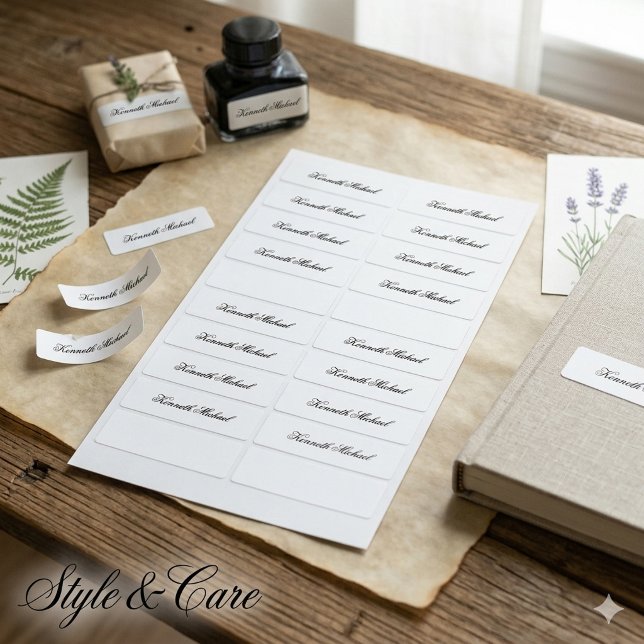 Customisable Name Labels for Personal and Office U (Customizable Name Labels for Personal and Office Use)