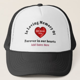 Customisable Name Memorial Products Loving Memory Trucker Hat