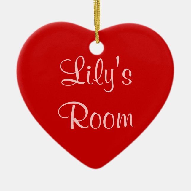 Customisable Name Ornament (Front)