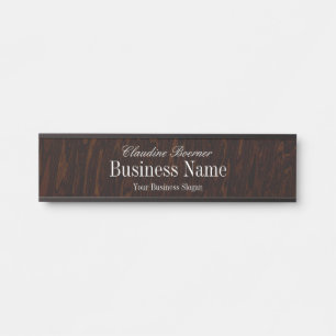Customisable Name Plate Crafter Artist Business