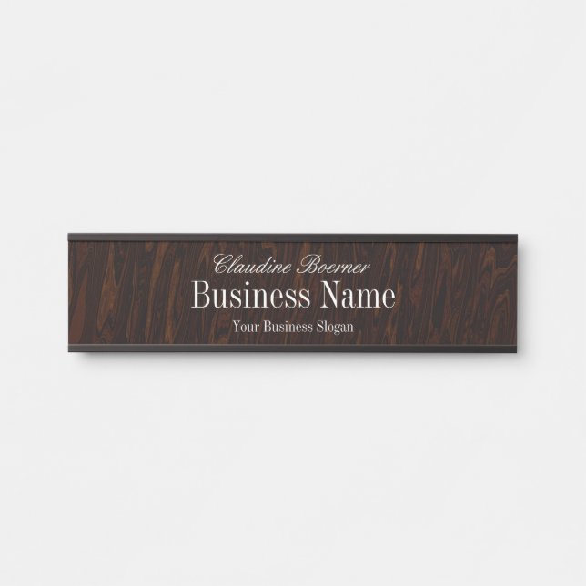 Customisable Name Plate Crafter Artist Business (Front)