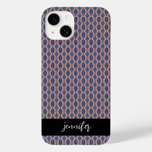 Customisable name Seamless colourful pattern Case-Mate iPhone 14 Case