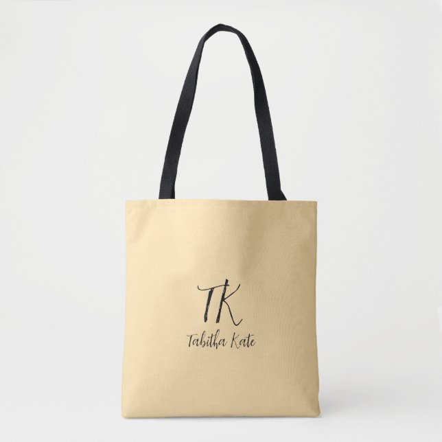 Customisable name tote bag  (Front)