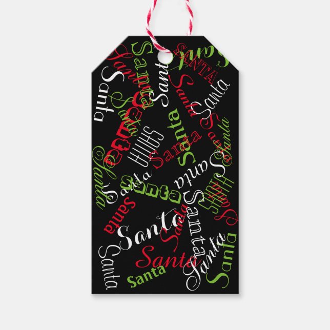 Customisable Names Gift Tags (Front)