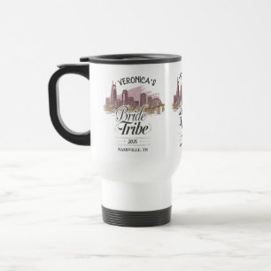 Customisable Nashville Bachelorette Party T-Shirt Travel Mug