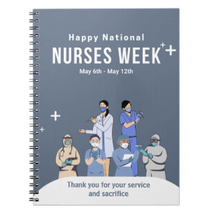 Customisable National Nurses Week Notebook