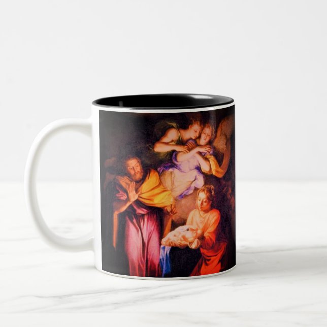 Customisable Nativity Prayer Mug (Left)