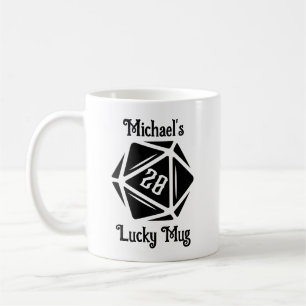 Customisable Natural 20 Lucky Coffee Mug