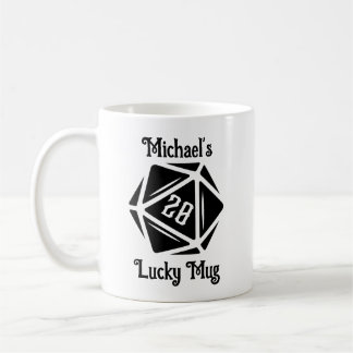 Customisable Natural 20 Lucky Coffee Mug