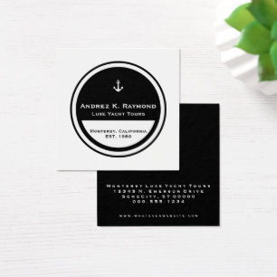 Customisable Nautical Anchor Circle