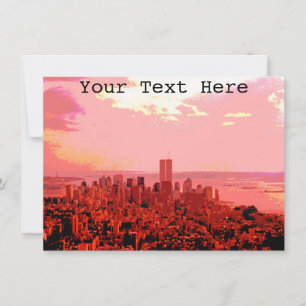 Customisable New York card