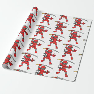 Customisable Ninja Pattern Wrapping Paper