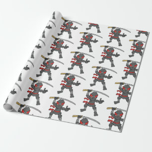 Customisable Ninja Pattern Wrapping Paper
