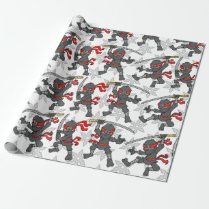 Customisable Ninja Pattern Wrapping Paper