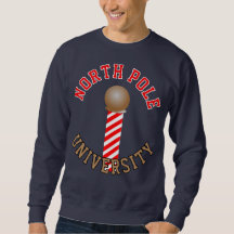 Customisable North Pole University Logo Sweatshirt