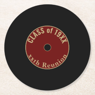 Customisable, Nostalgic Class reunion coasters