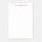 Customisable Note Stickie Pad in Red