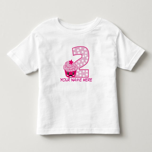 Customisable Number 2 T-Shirt (Front)