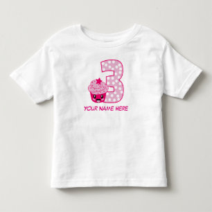 Customisable Number 3 T-Shirt