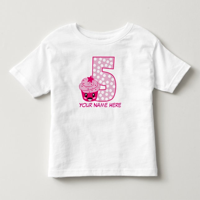 Customisable Number 5 T-Shirt (Front)