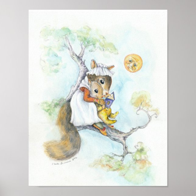 Customisable Nursery Art Poster: story time Poster (Front)