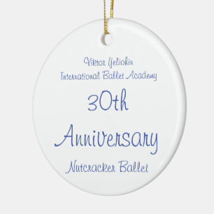 Customisable Nutcracker Fritz, Flower, Marzipan  Ceramic Tree Decoration